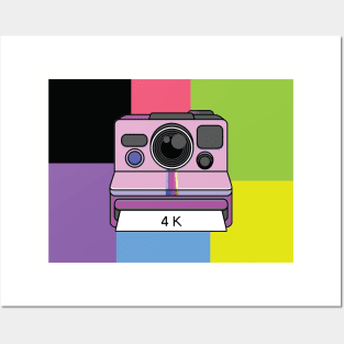 Retro Polaroid Instant Camera Vintage Art Poster Print Posters and Art